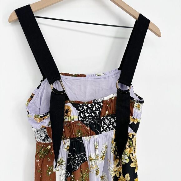 NEW Maeve Anthropologie Patchwork Floral Maxi Dress Colorful Boho Women's S - Picture 6 of 10